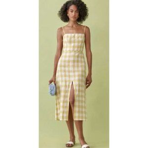 NWT | Reformation Nia Linen Dress